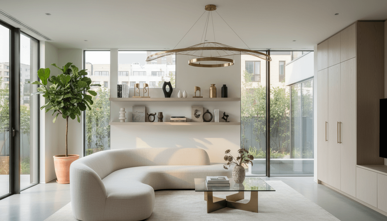 Intérieur impeccable d'un appartement lumineux à Lyon après le passage de Vlad Ménage