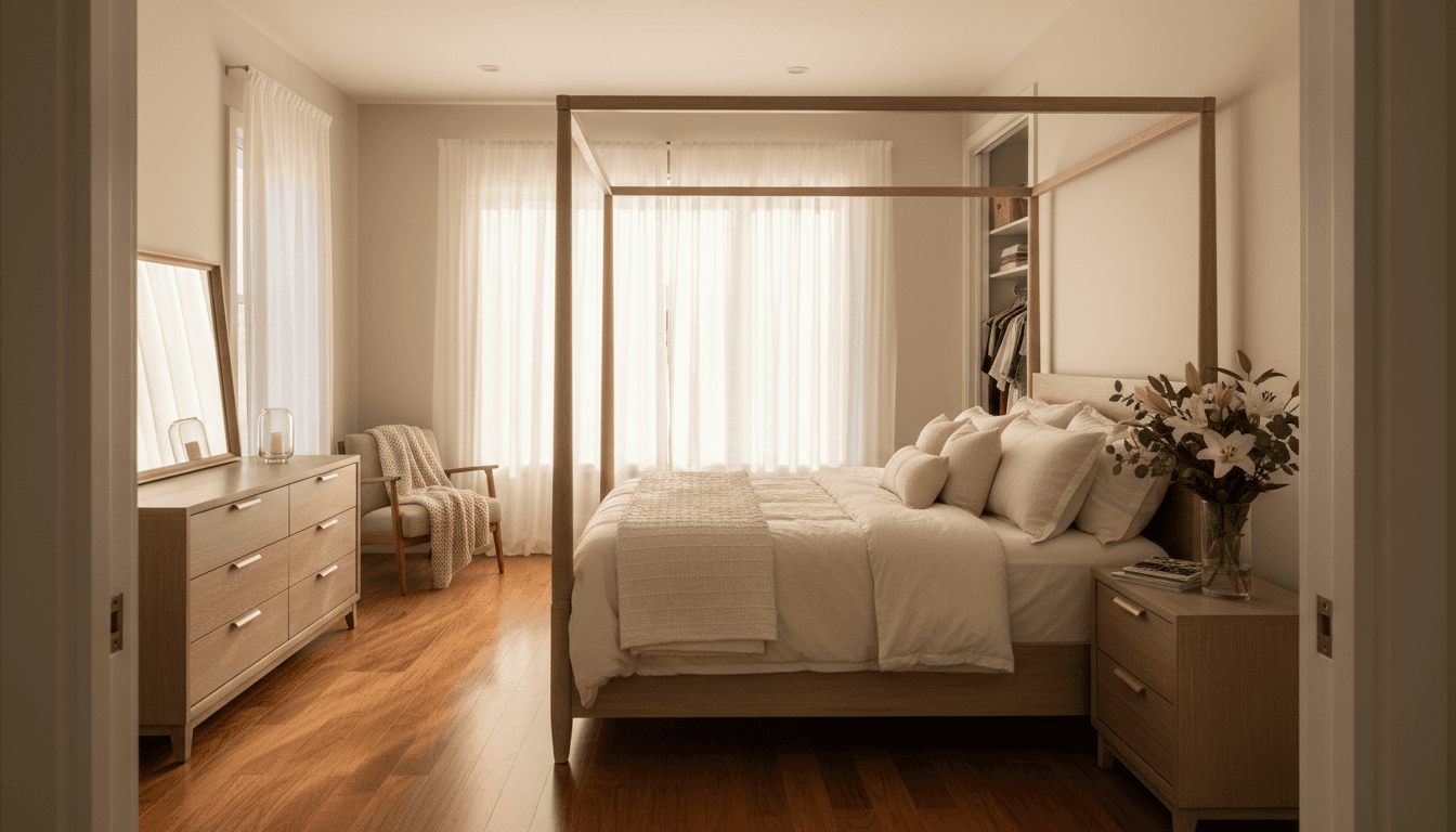 Chambre remise en ordre pour une fin de bail